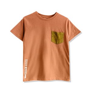 Pamkids Sleek Sidewalks: Little Boys' 'Urban Style' Printed Tee |  Blooming Dahlia (Sizes 1-12 Years)